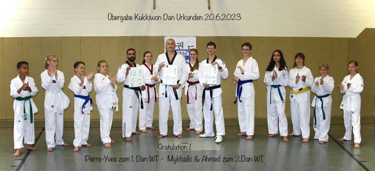 Taekwondo-Abteilung startet erfolgreich in den Sommerbetrieb