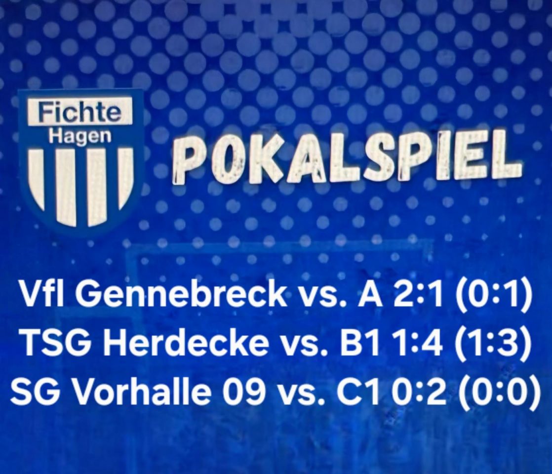 Kreispokal B- und C-Jugend eine Runde weiter