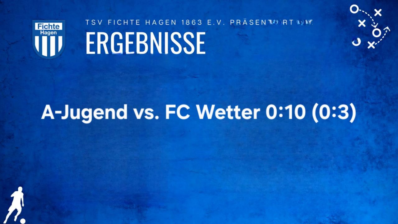 Hohe Niederlage für A-Jugend