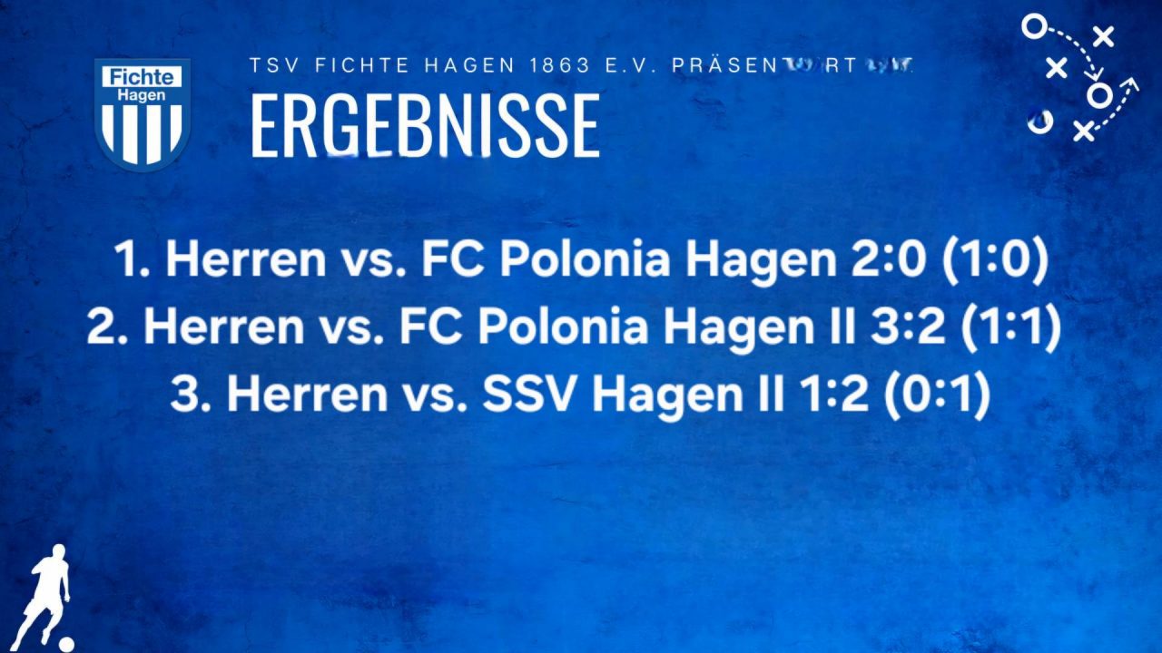 Fichtes Herren setzen sich gegen FC Polonia durch – der Seniorenspieltag