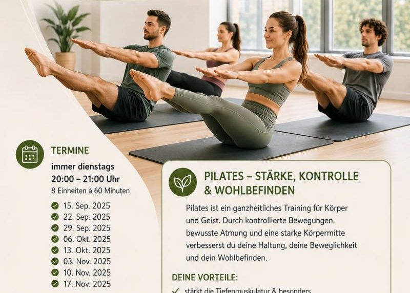 Pilates - 8-Wochen-Kurs