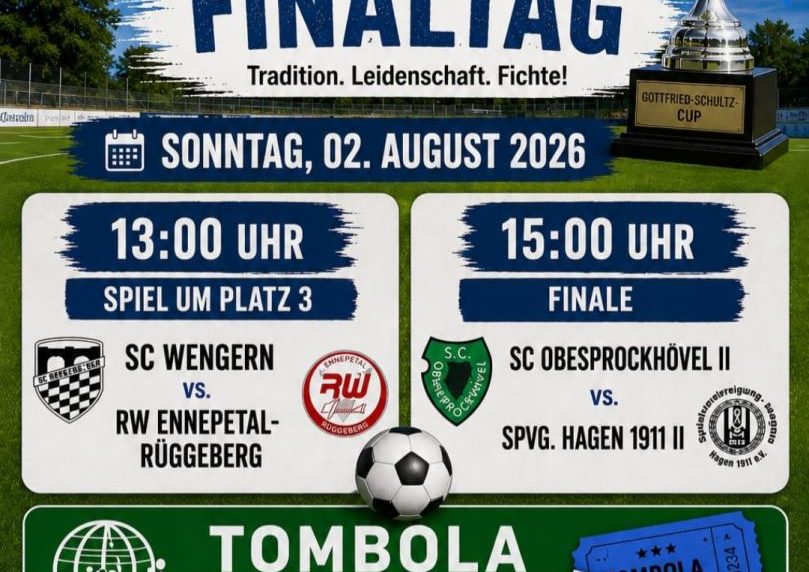 Finaltag: Endspiel um den Gottfried Schultz Cup beim Fritz Kahl Turnier