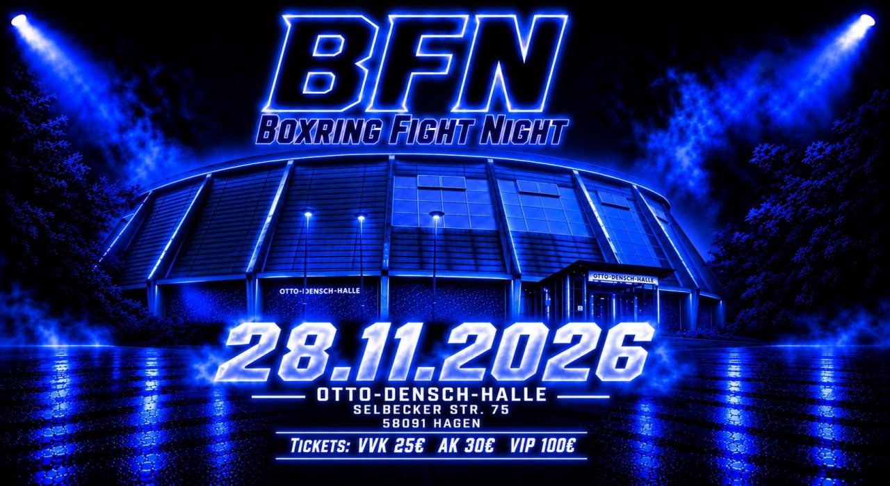 Vorverkauf gestartet – Fichte Hagen Fight Night am 28.11.2026